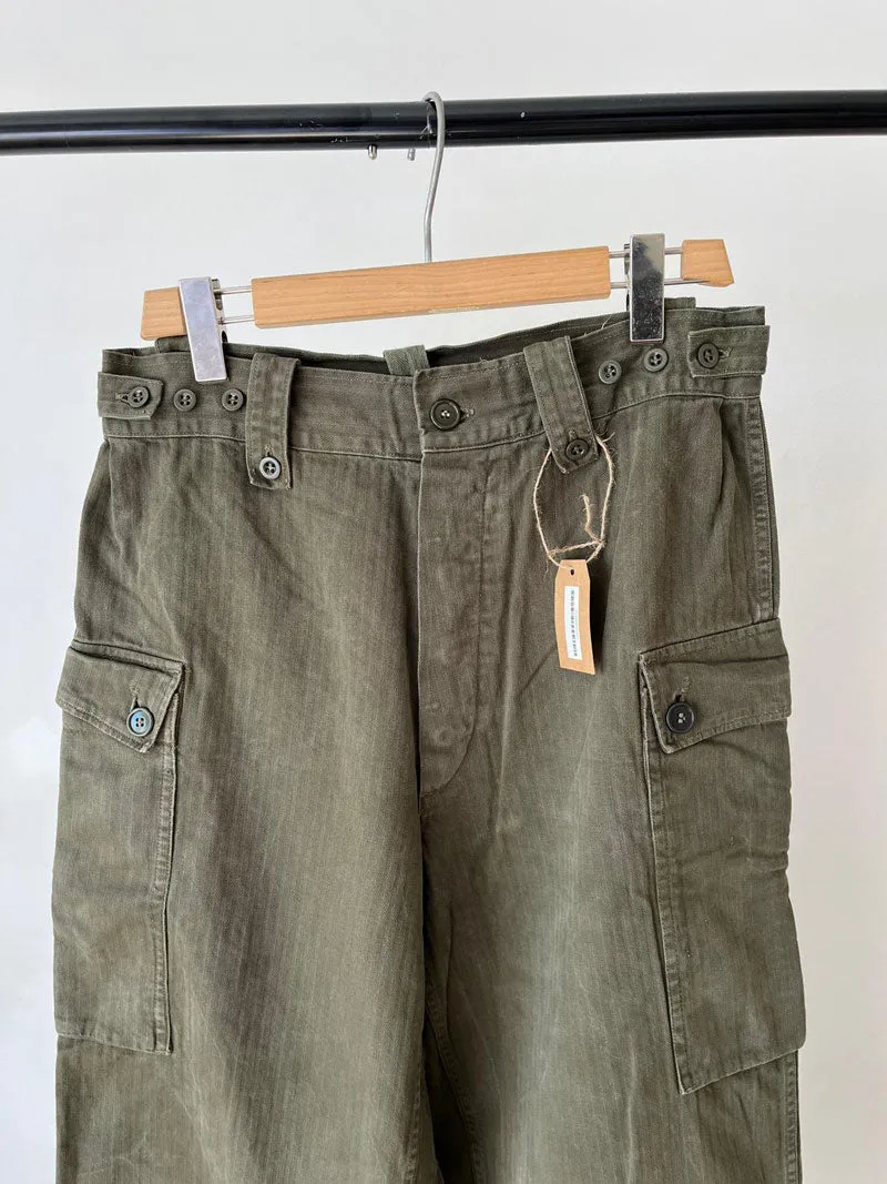 70s HBT Dutch Army cargo pant 31x32