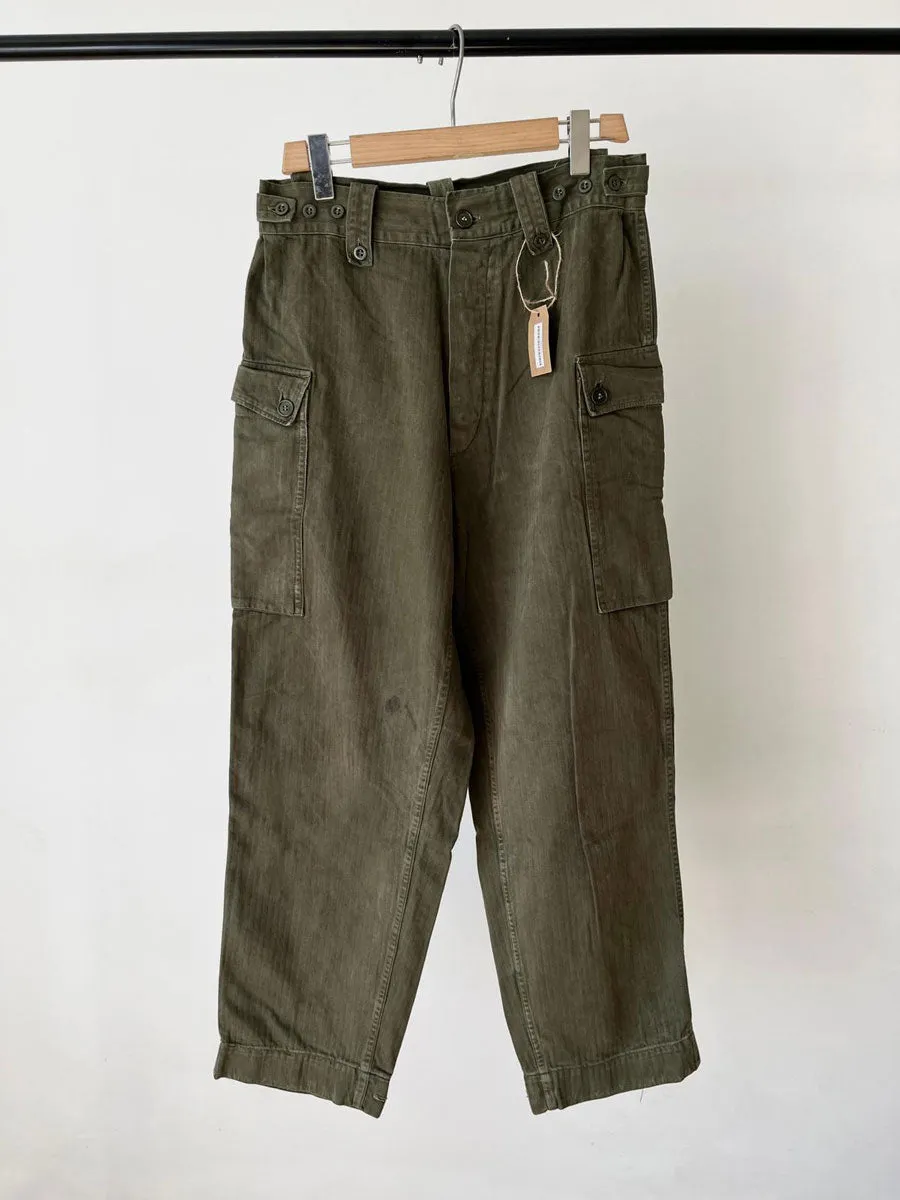 70s HBT Dutch Army cargo pant 31x32