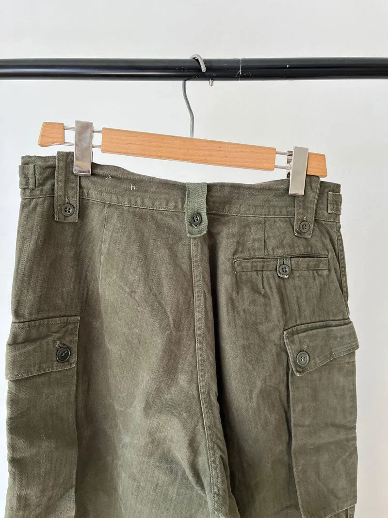 70s HBT Dutch Army cargo pant 31x32