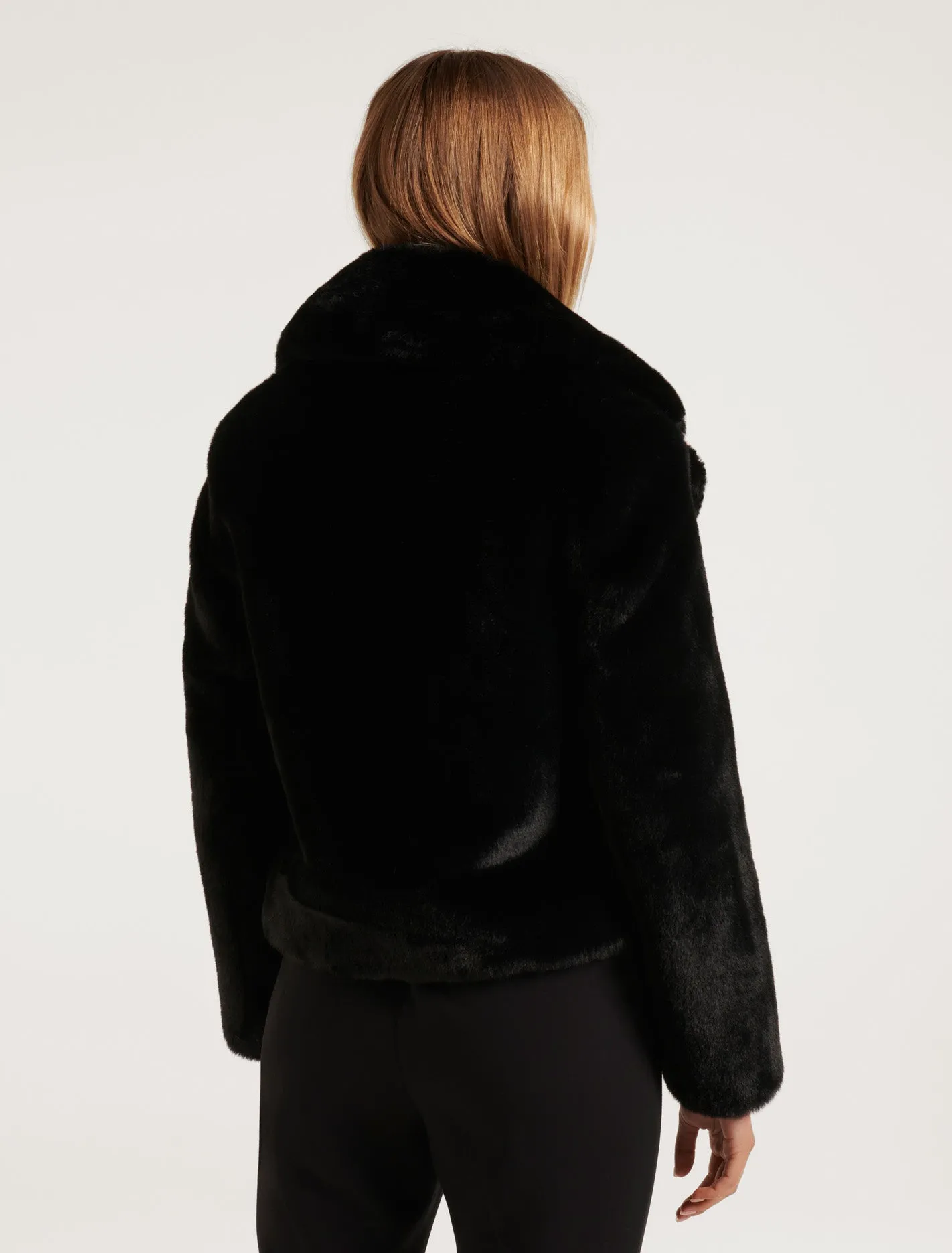 Amelia Cropped Fur Coat