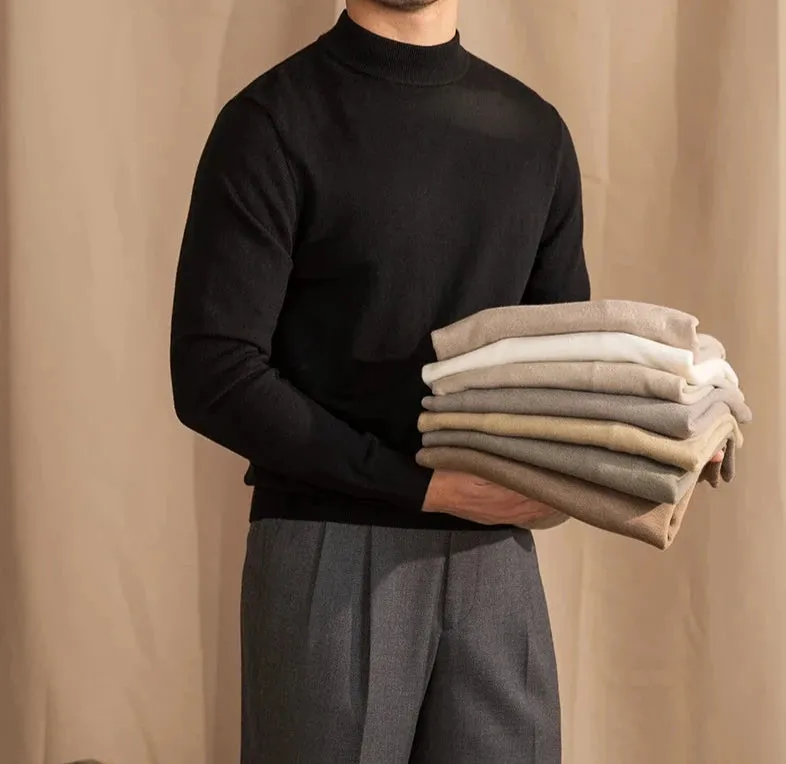 Antonios slim fit half-turtleneck sweater