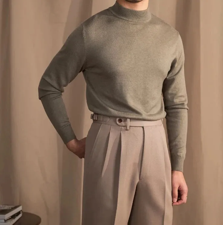 Antonios slim fit half-turtleneck sweater