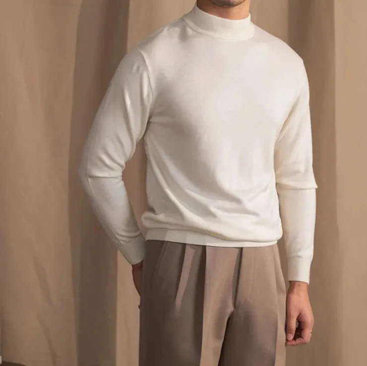 Antonios slim fit half-turtleneck sweater