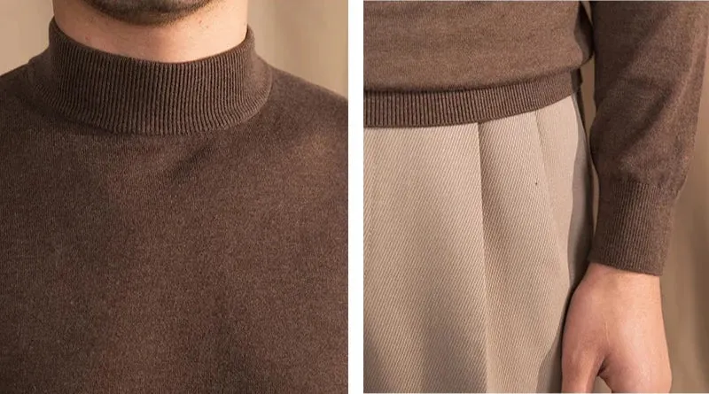 Antonios slim fit half-turtleneck sweater