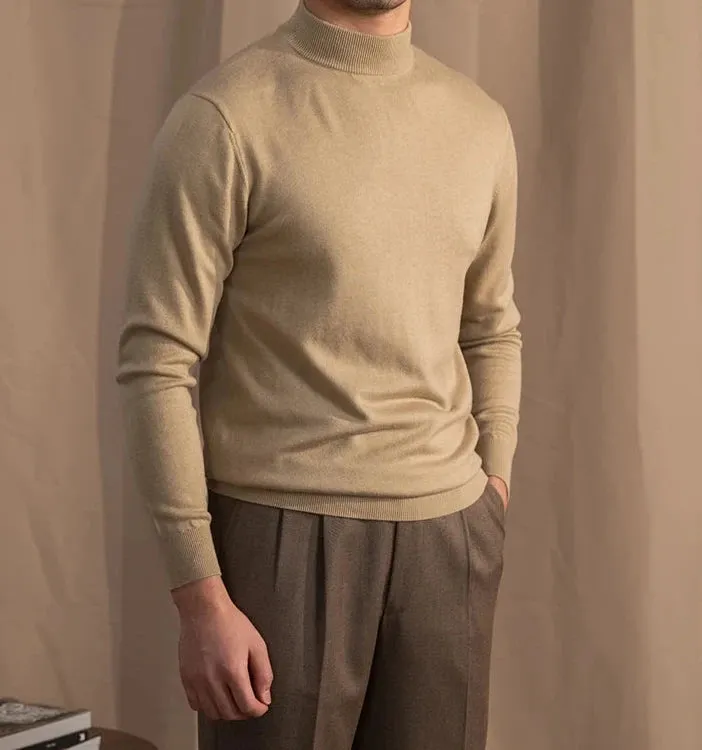 Antonios slim fit half-turtleneck sweater