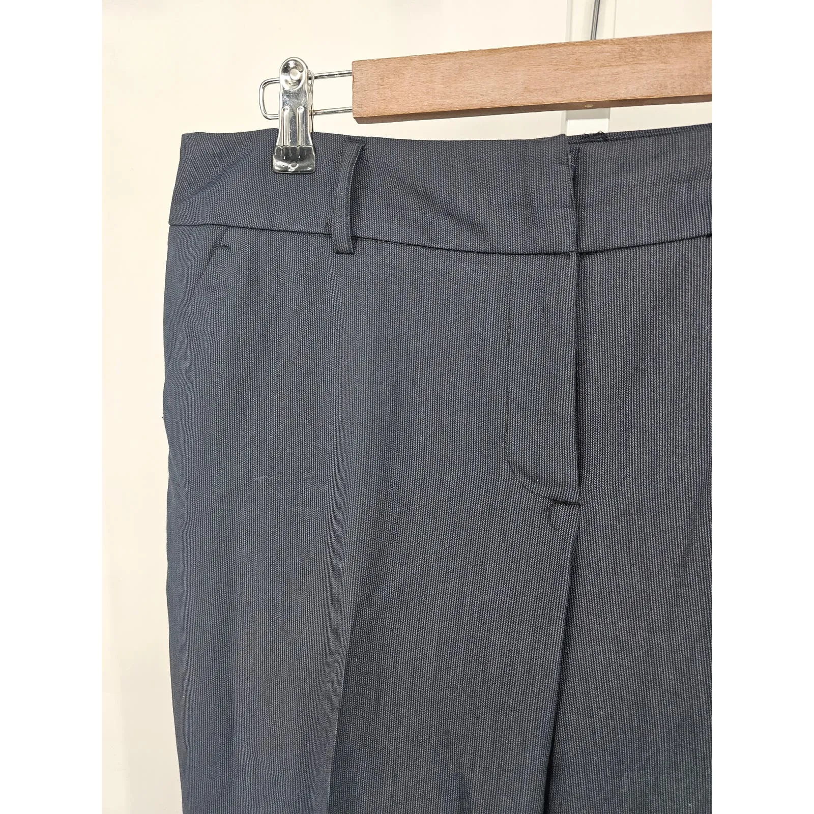 Apt 9 Womens Sz 14 Slim Leg Dress Pants Dark Navy Blue