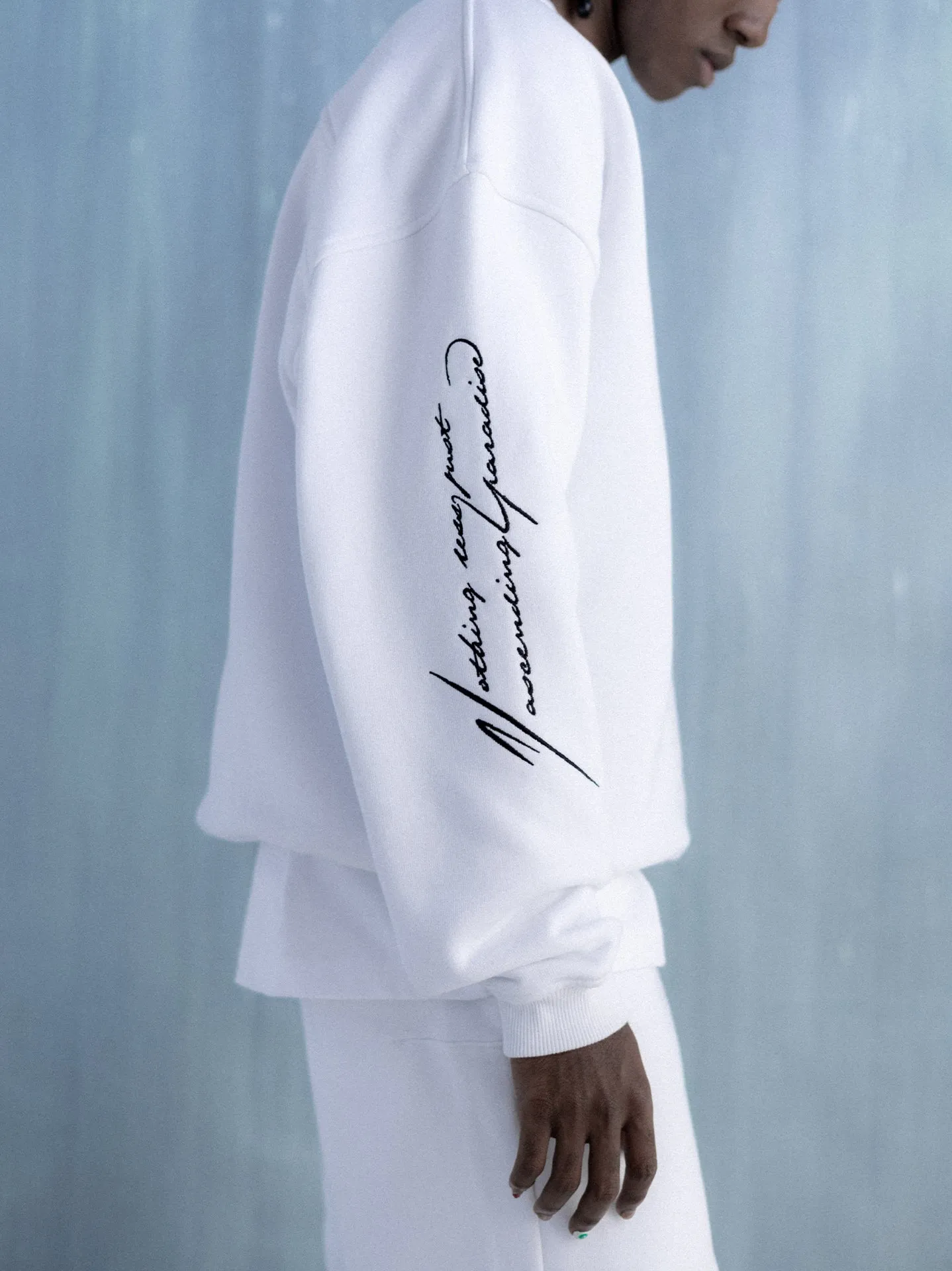 Ascending Paradise Sweater - White