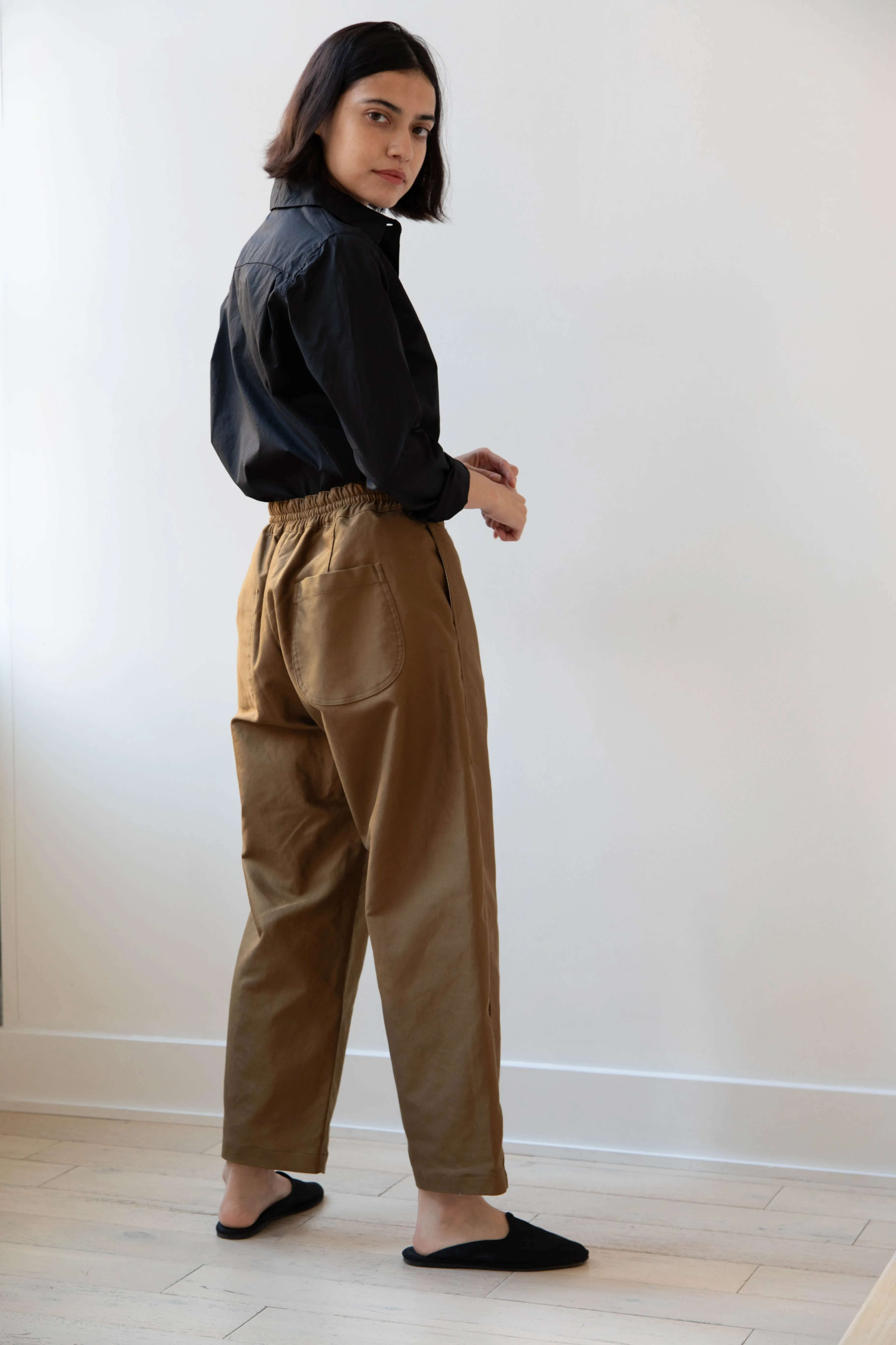 Aseedonclöud | Forest Prophet Trousers in Khaki Moleskin