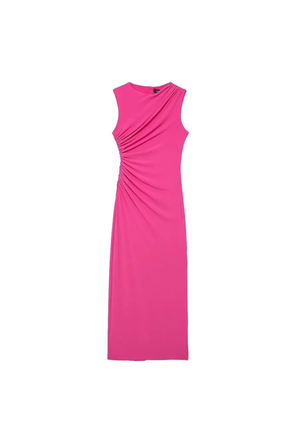 'Aurora'  Pleated Sheath Flute Dress (2 Colors)