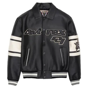 Avirex Letterman Leather Jacket