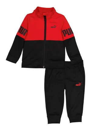 Baby Boys 12-24M Puma Color Blocked Track Jacket and Joggers