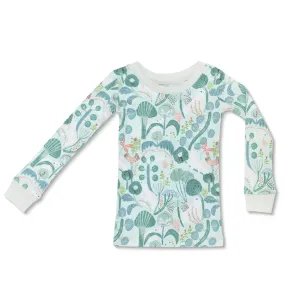 Bamboo Blend Pajamas - Minty Bear Bloom