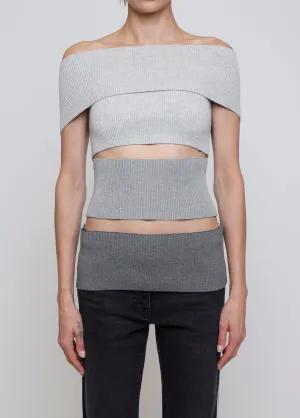 BANDAGE KNIT TOP