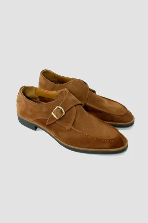 BASEL SUEDE SHOE - COGNAC