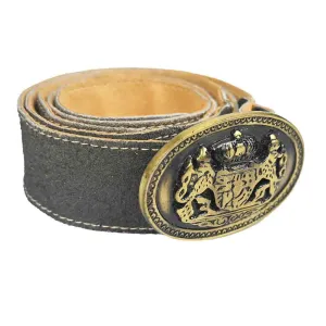 Bavarian Antiques Suede Leather Belt