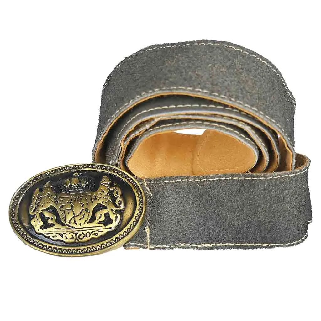 Bavarian Antiques Suede Leather Belt