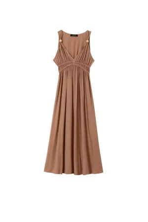 'Bella’ V-neck Maxi Dress