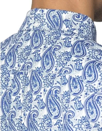 Ben Sherman Ls Linear Paisley Shirt