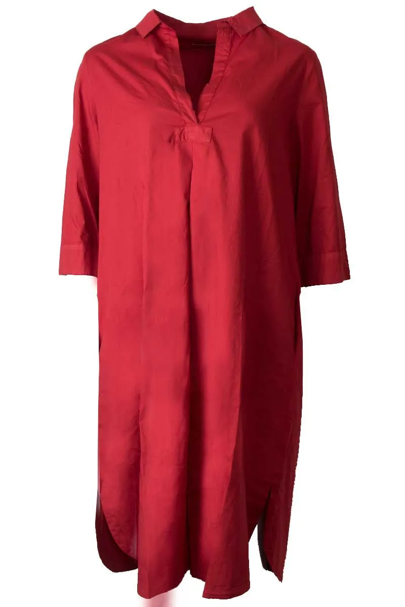 Besta Shirt Dress Cerise