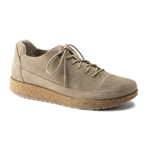 Birkenstock Honnef Low Lace Up (Unisex) - Light Sandcastle Perf Suede