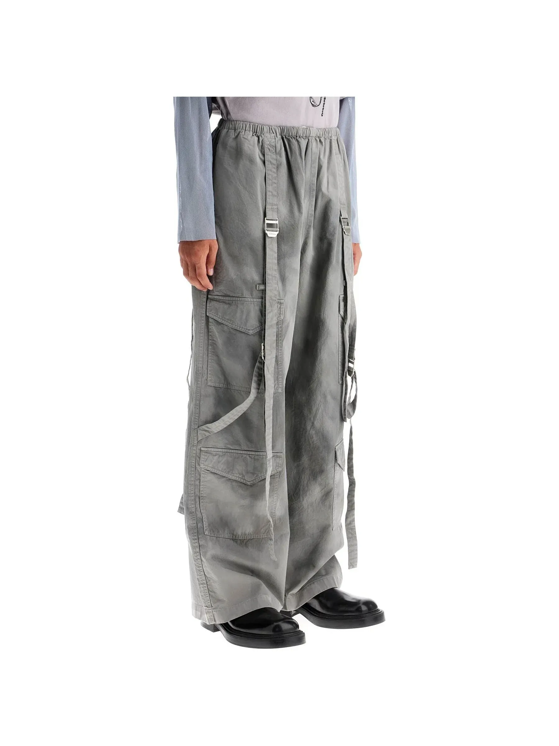 Cargo Dyed Effect Trousers