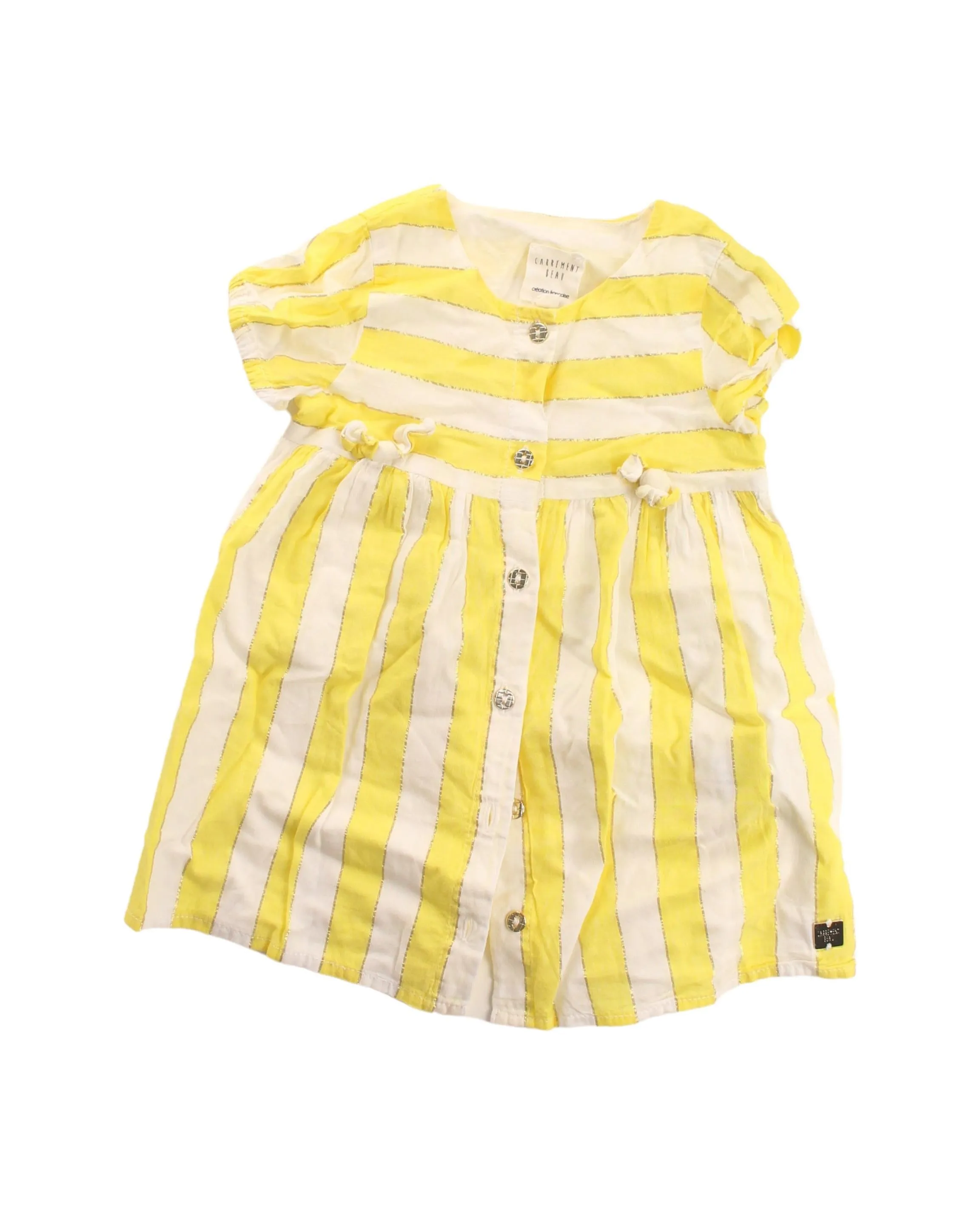 Carrément Beau Short Sleeve Dress 6-12M