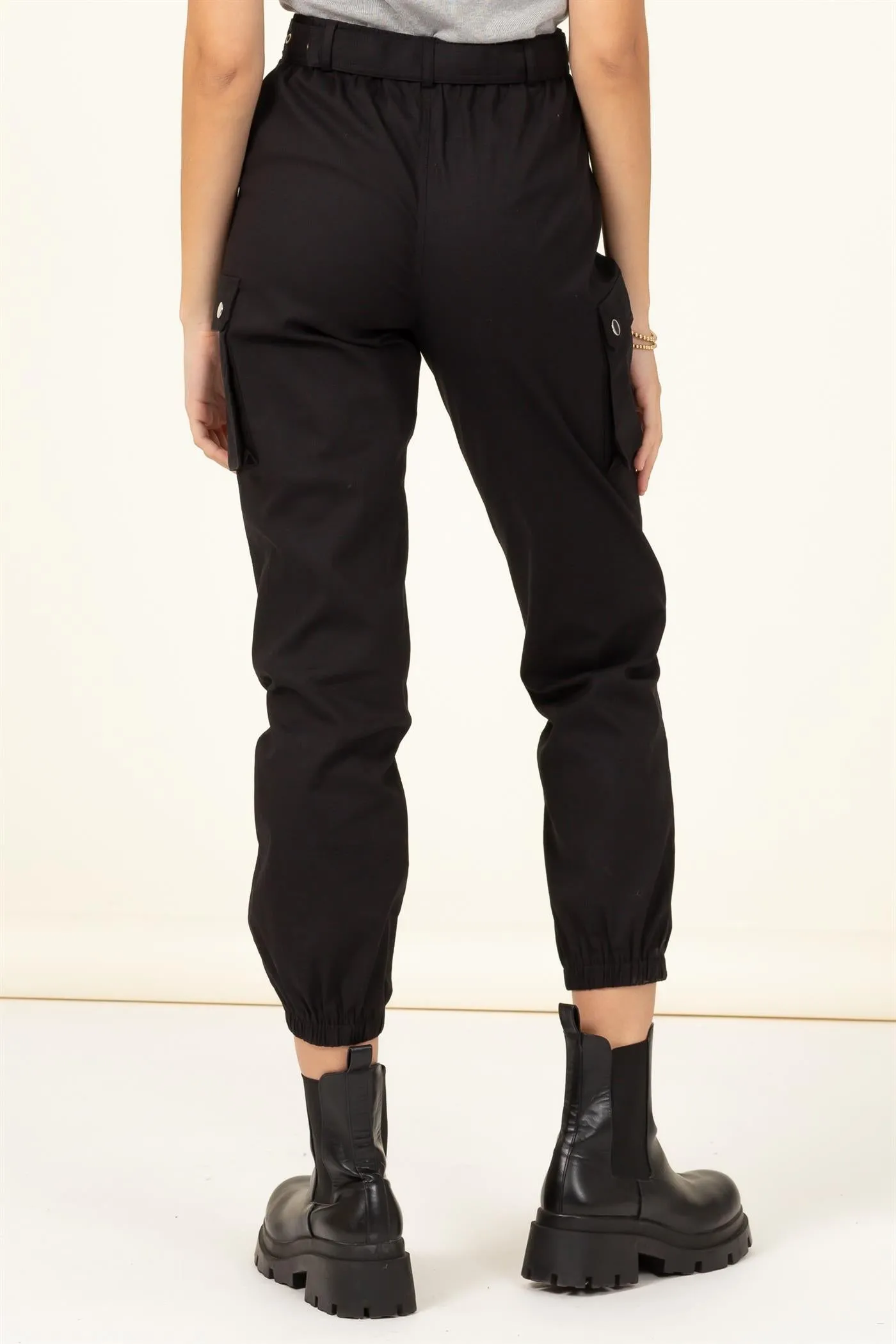 Chic Disposition Belted Cargo Pants