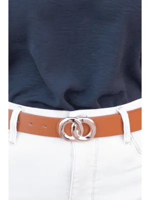 Circle Link Buckle Belt