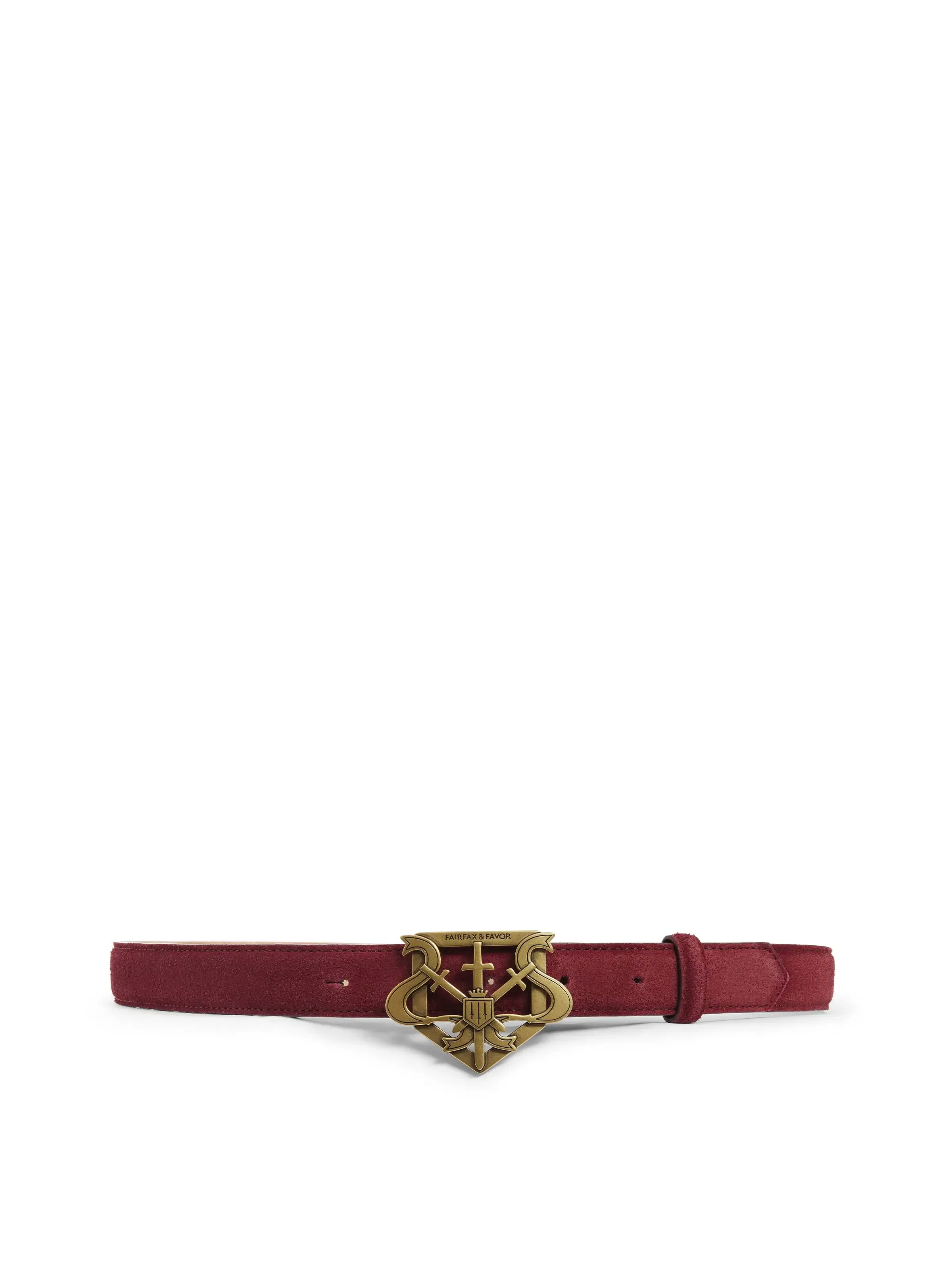 Clarence Belt - Ruby Suede