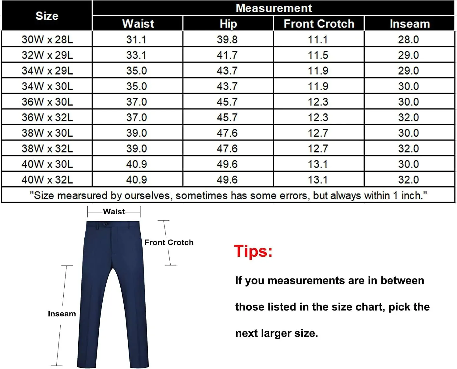 Classic Fit Flat Front Straight Pants (US Only)