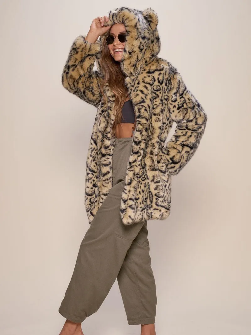 Classic Ocelot Luxe Faux Fur SpiritHood Coat