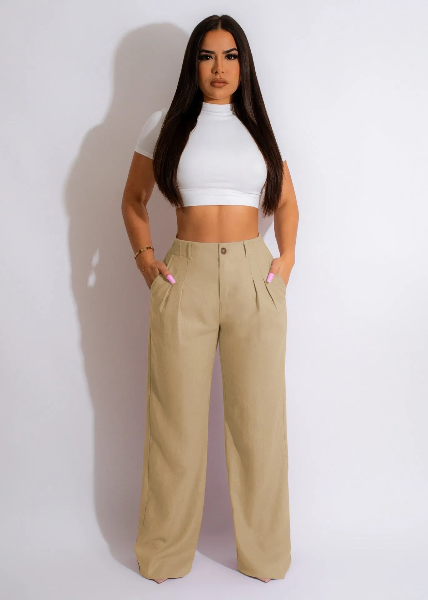 CLASSY WIDE LEG HIGHWAIST TROUSERS