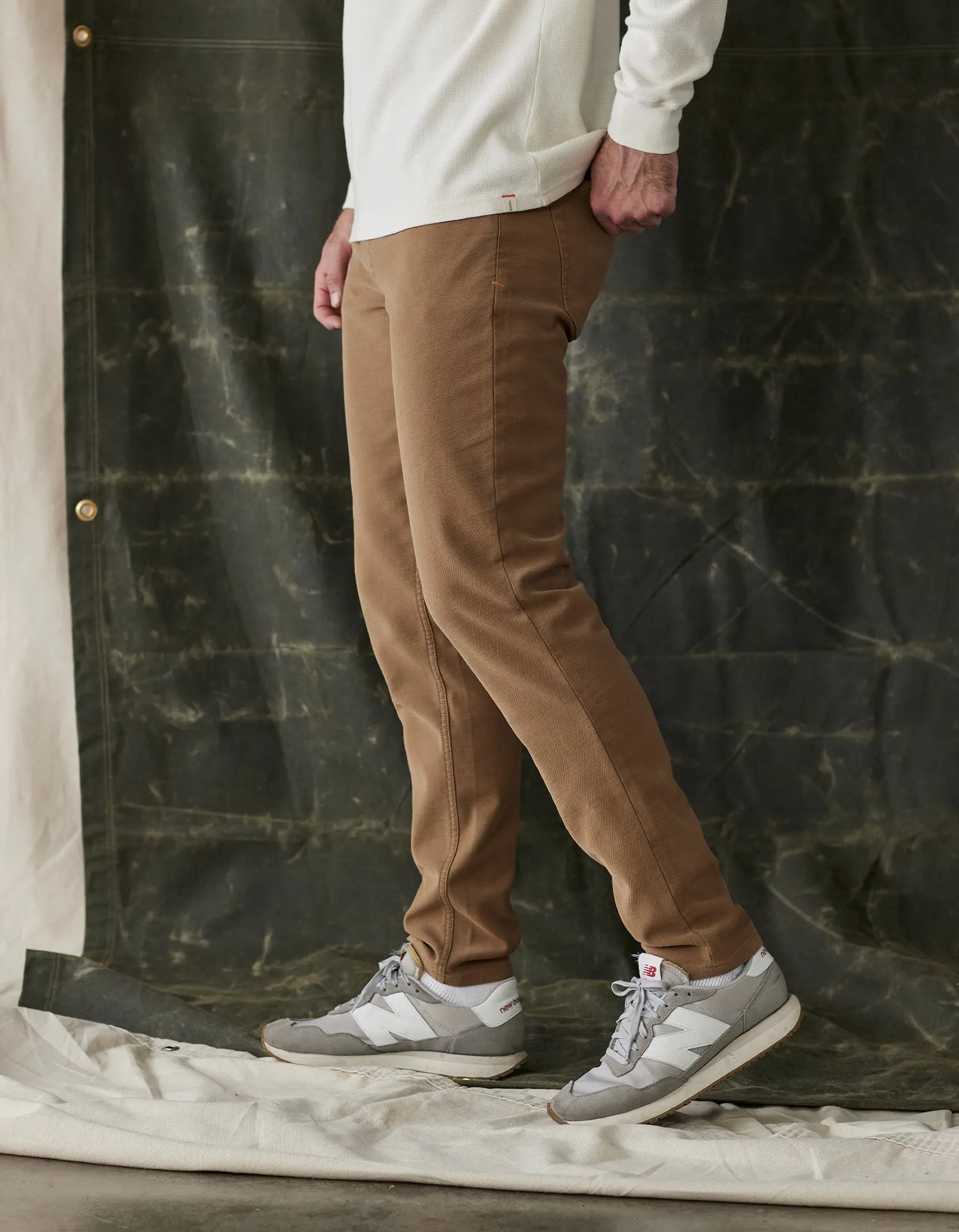 Comfort Terry Pant in Russet