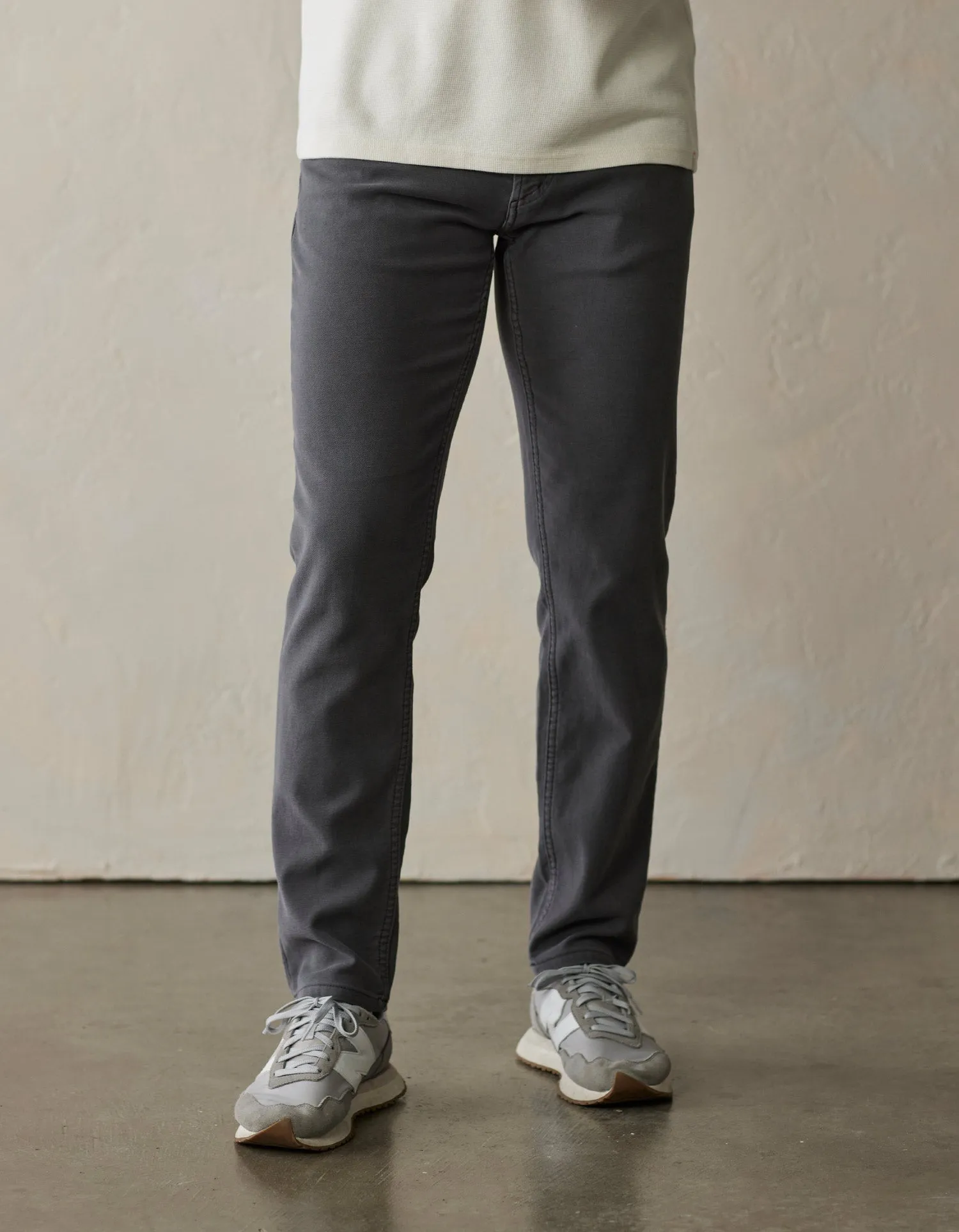 Comfort Terry Pant in Steel