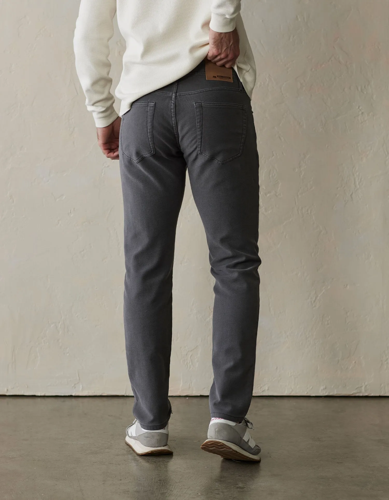 Comfort Terry Pant in Steel