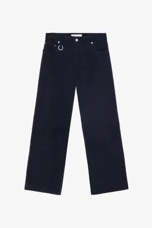 CORDUROY LOOSE 5 POCKETS PANT NAVY