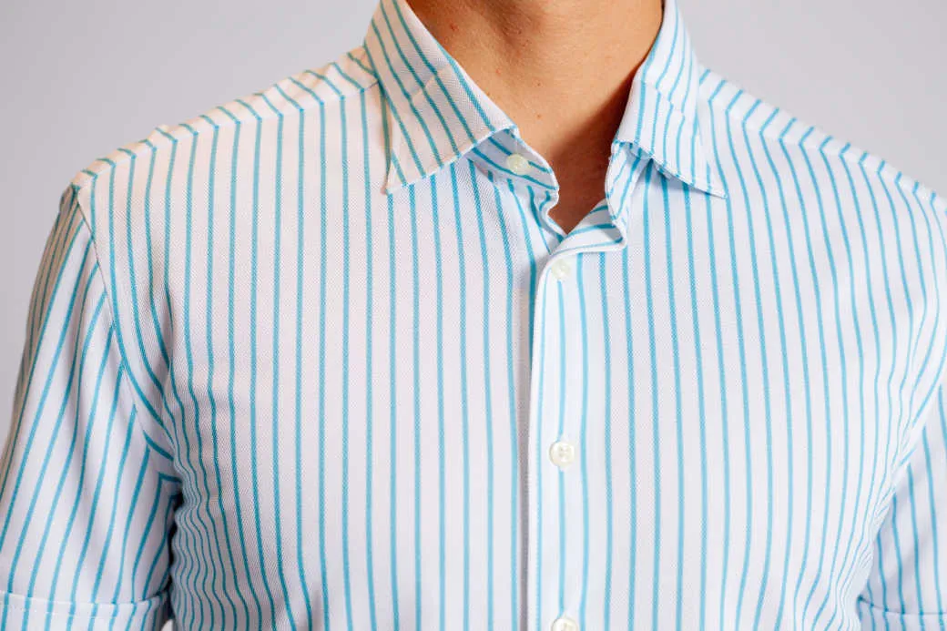 Corsica Stripe Short Sleeve Tech Shirt