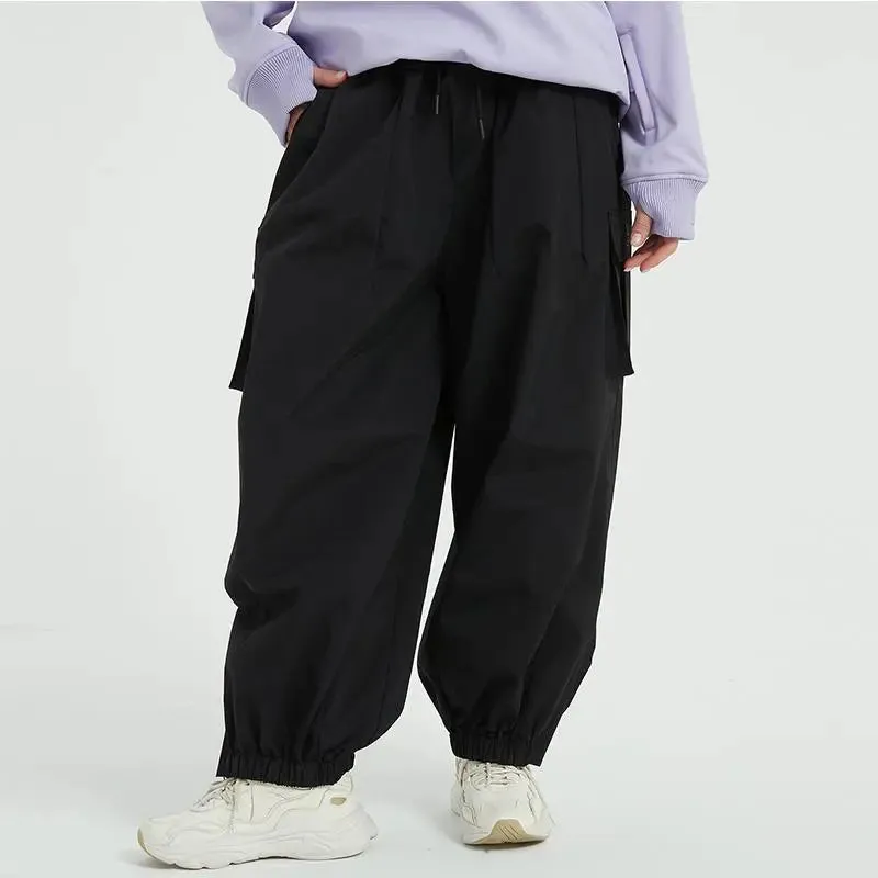 Couple Baggy Ski Snow Pants Oversized Outdoor Sports Trousers