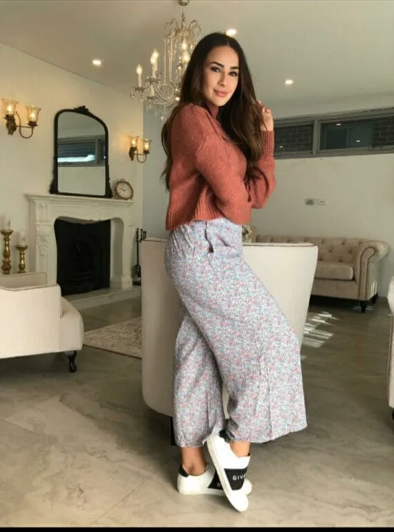 Daisy Wide Leg Floral Pants