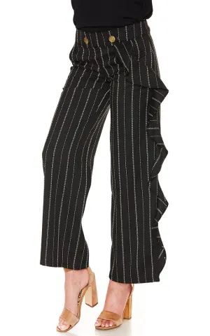 DANDY RUFFLE PANTS (Black)-VP2017