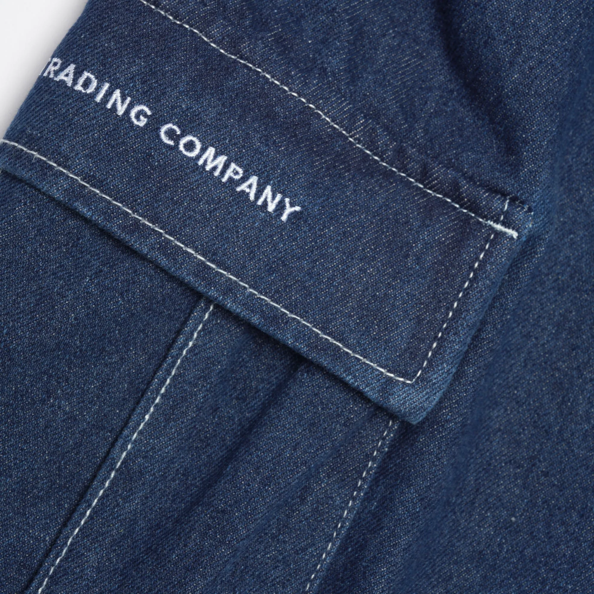 Denim Cargo Pant, Rinsed