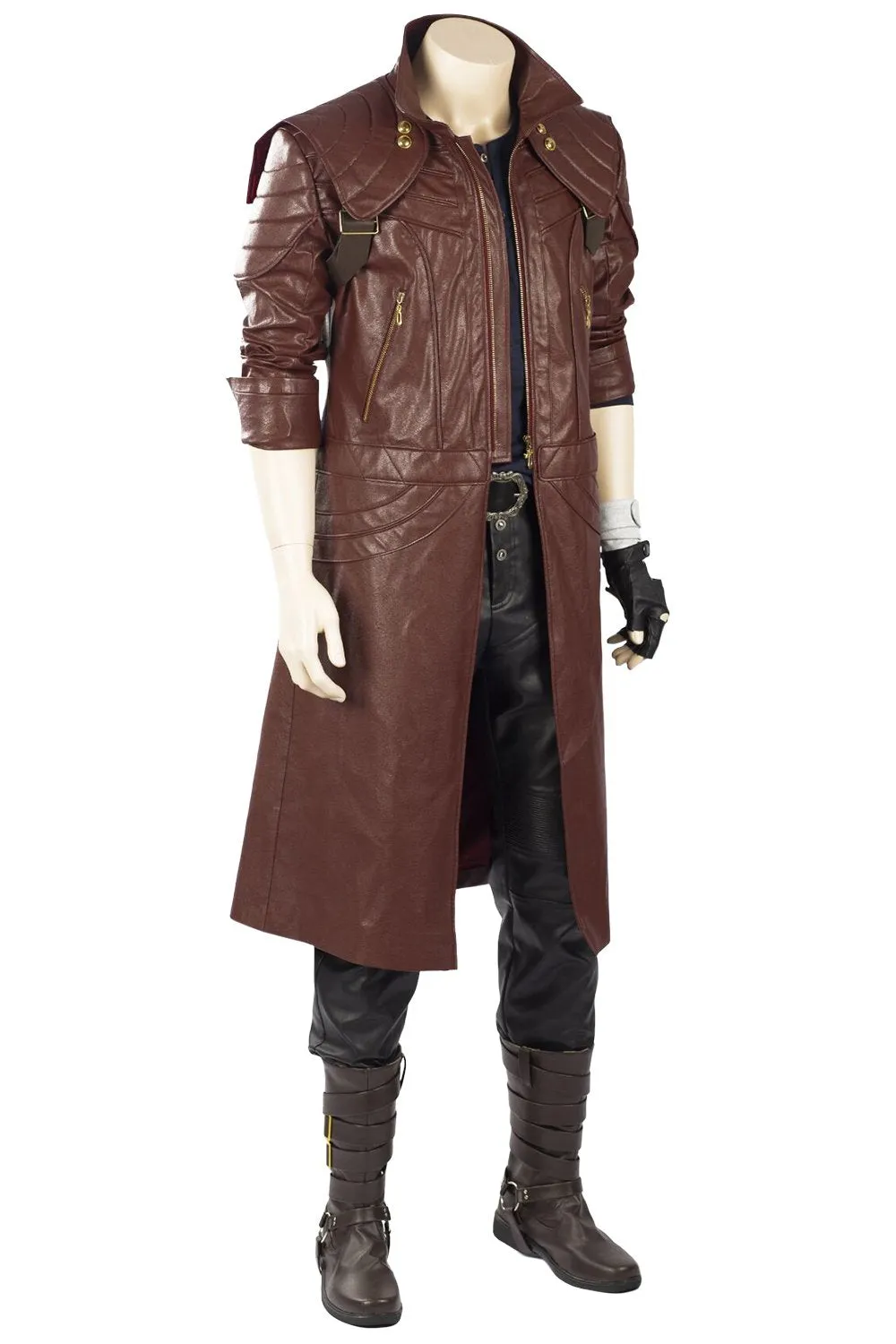 Devil May Cry 5 Dante Outfit Trenchcoat Cosplay Costume Whole Set