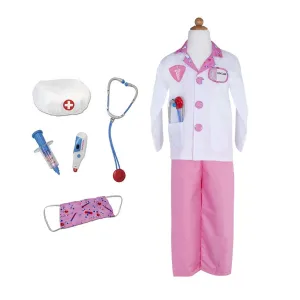 Doctor Costume Pink