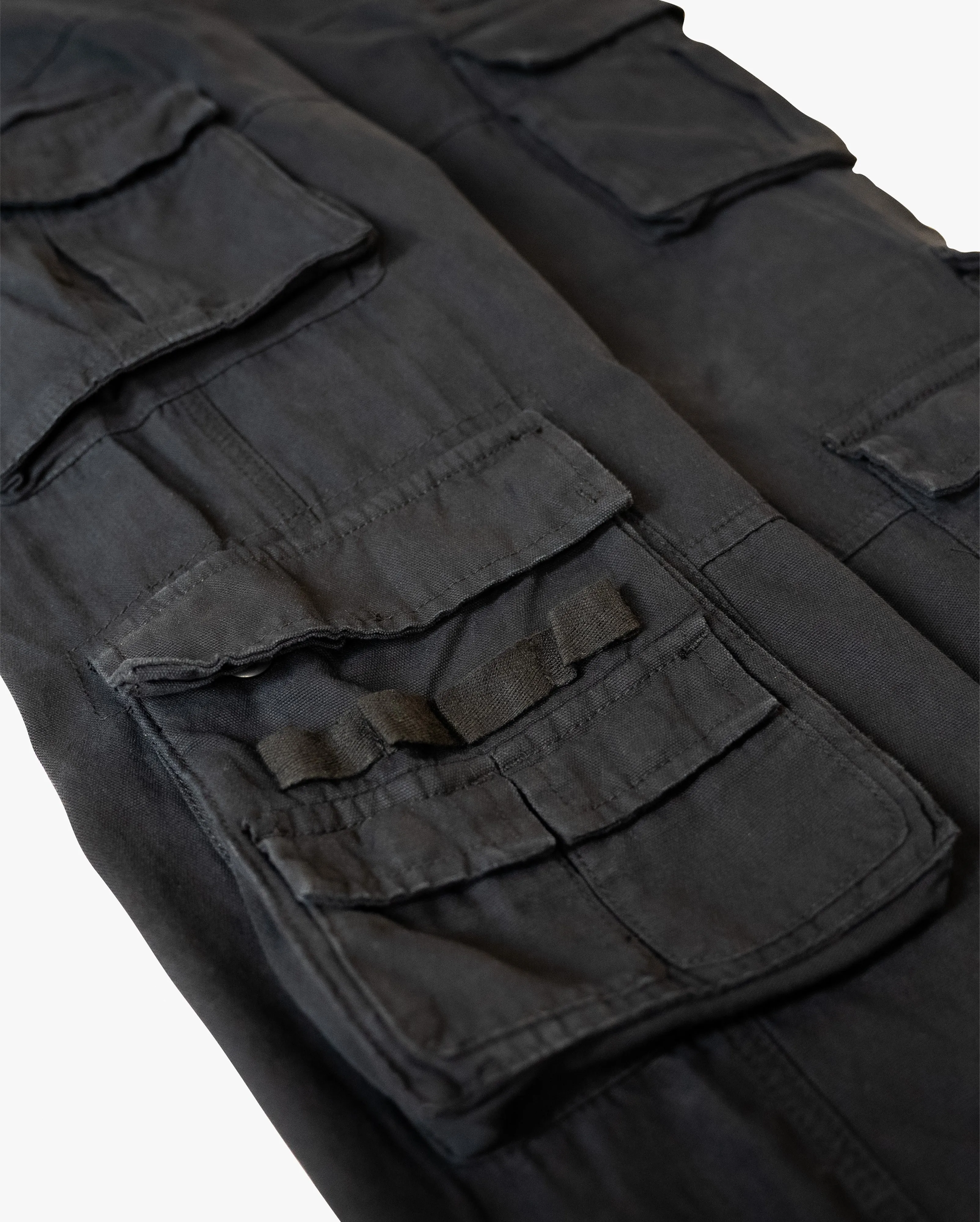 EPTM CANVAS CARGO PANTS - BLACK