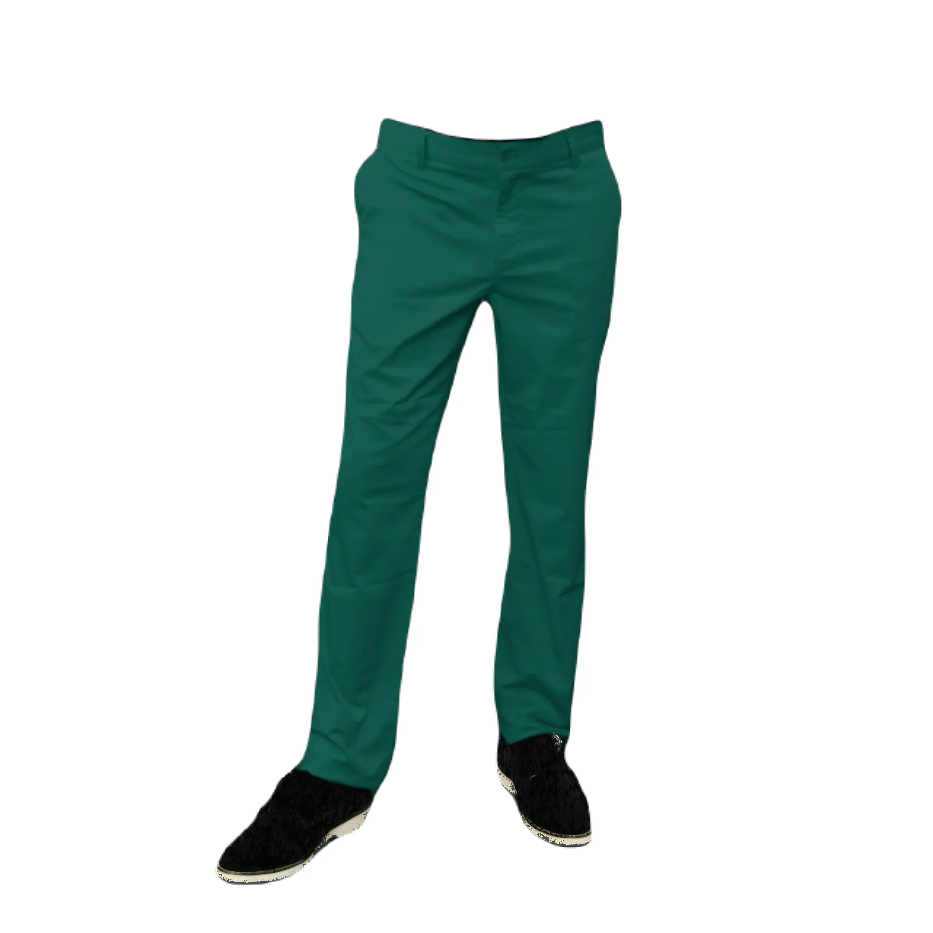 Everyday Pants | Modern Fit | 100% Cotton | Stretch | Tapered Bottom | Green