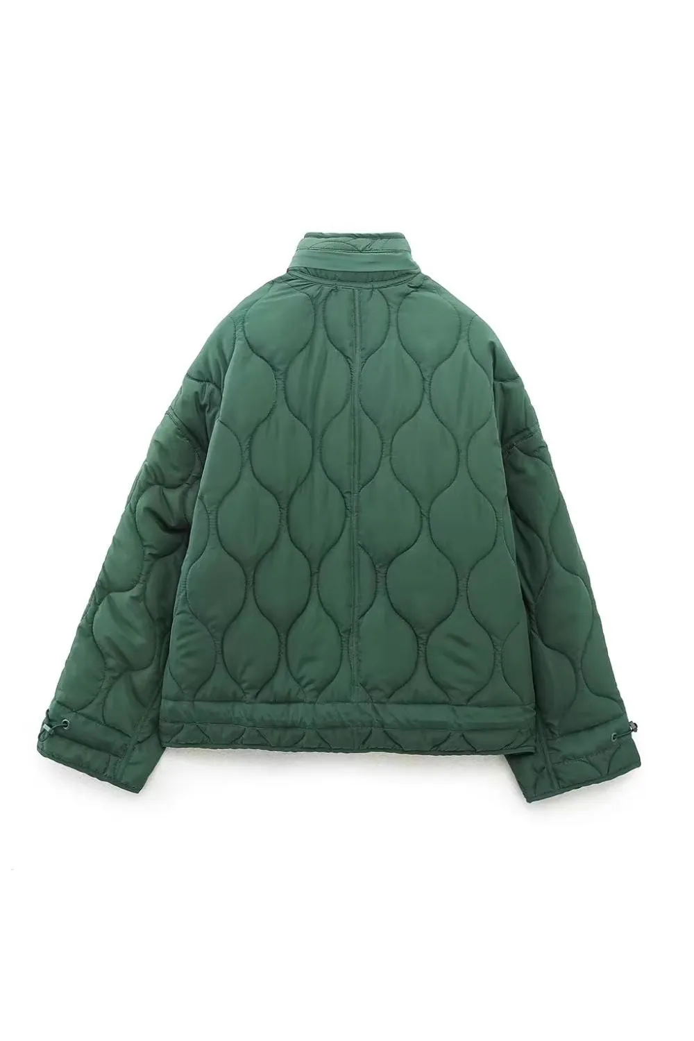 'Gabriella' Quilted Hooded Down Jacket（3 color)