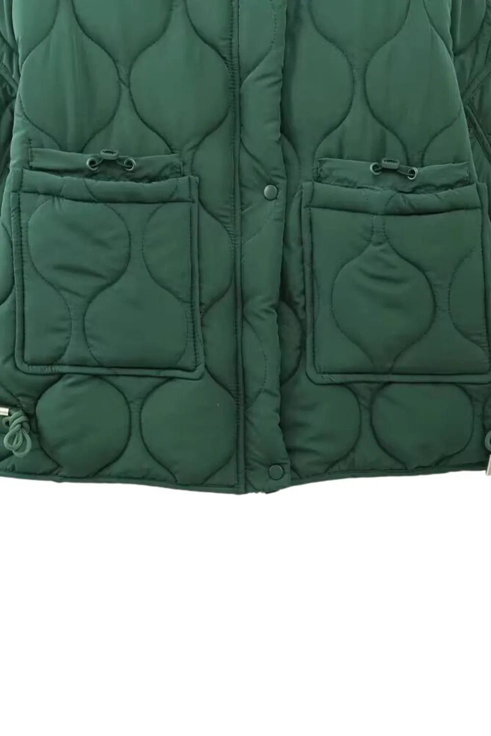 'Gabriella' Quilted Hooded Down Jacket（3 color)