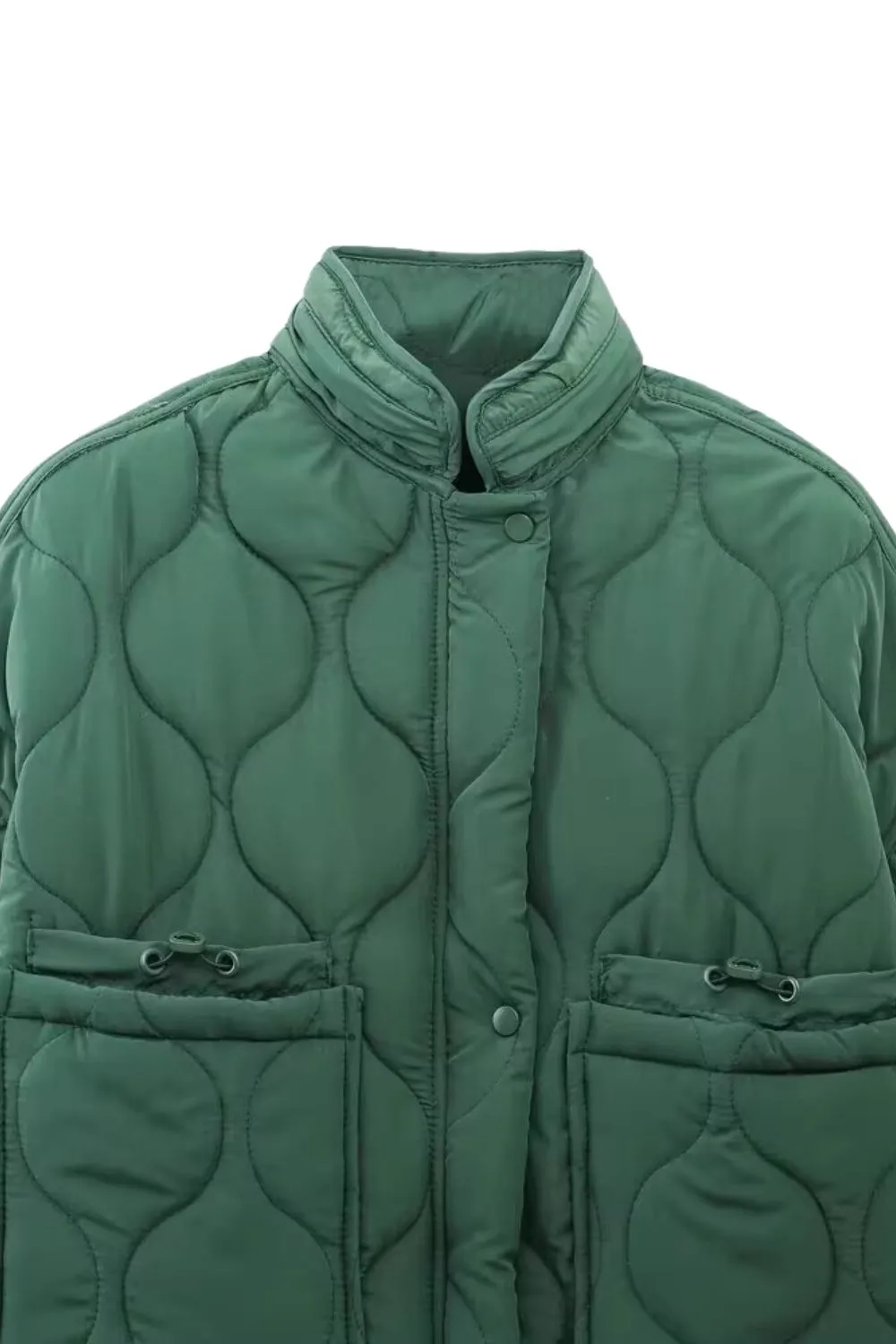 'Gabriella' Quilted Hooded Down Jacket（3 color)