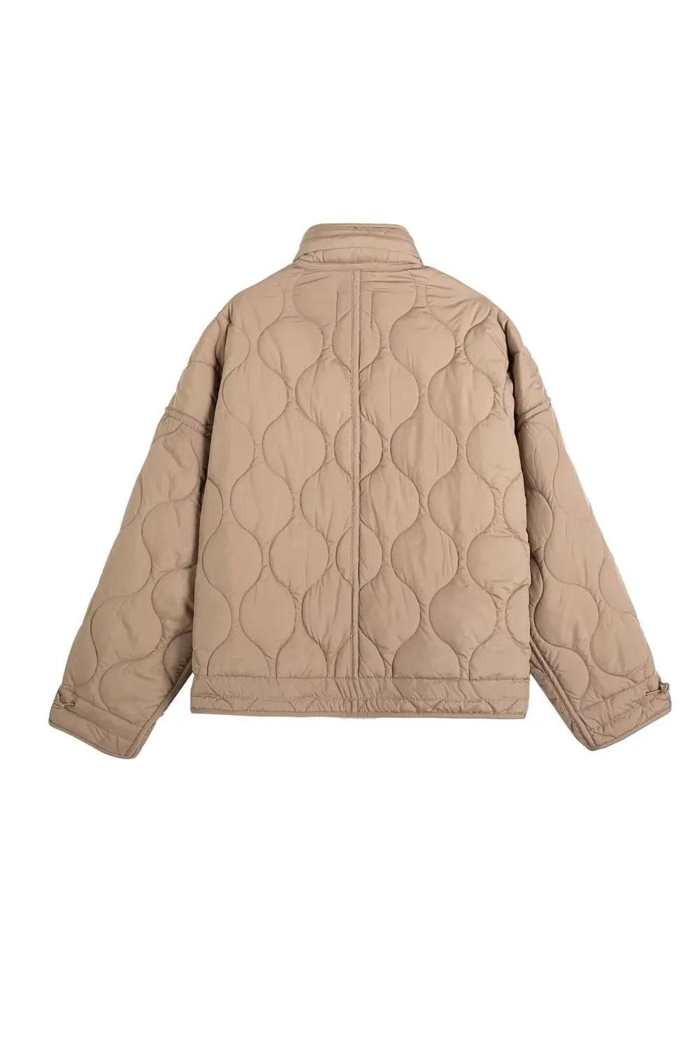 'Gabriella' Quilted Hooded Down Jacket（3 color)