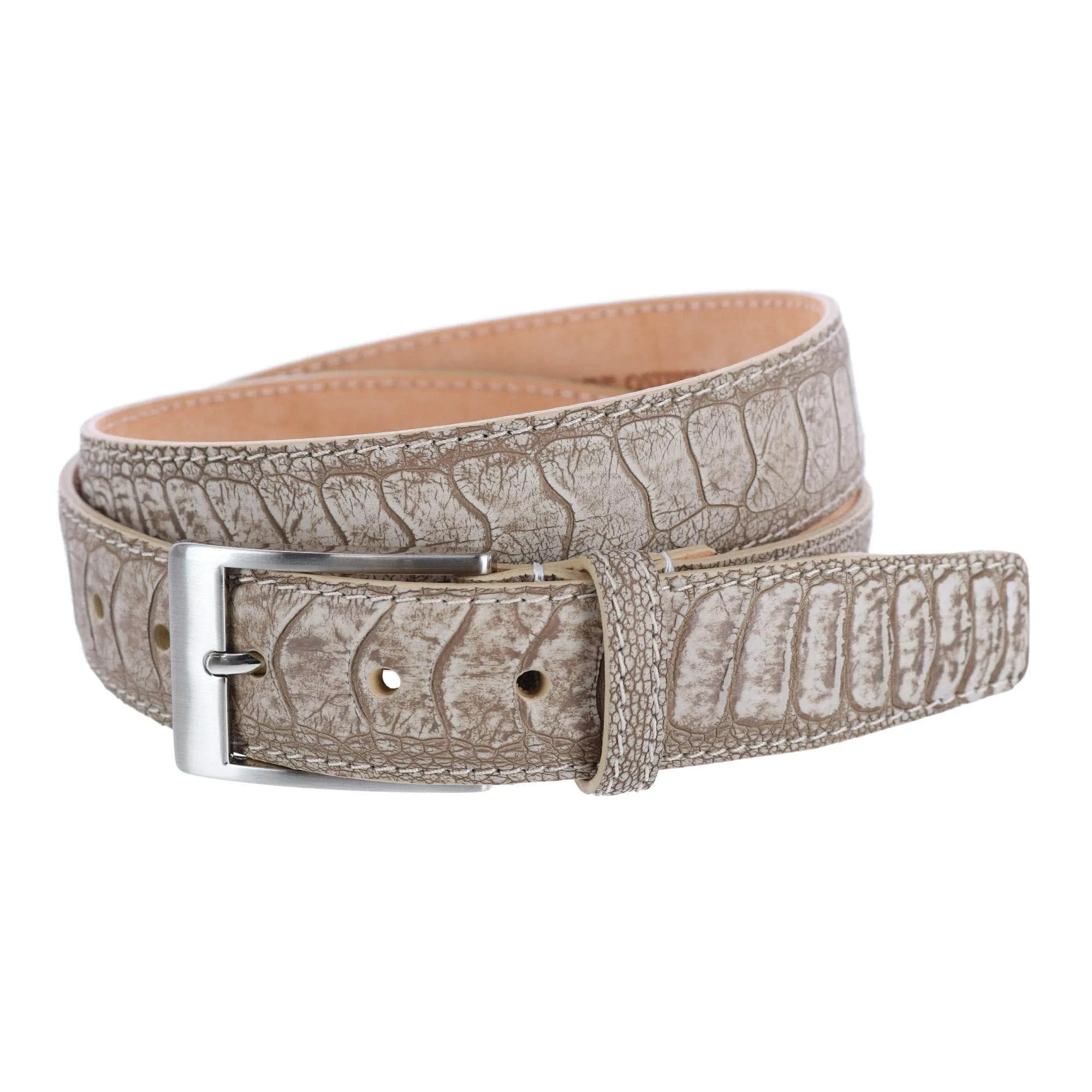 Genuine Suede Ostrich 35mm Belt